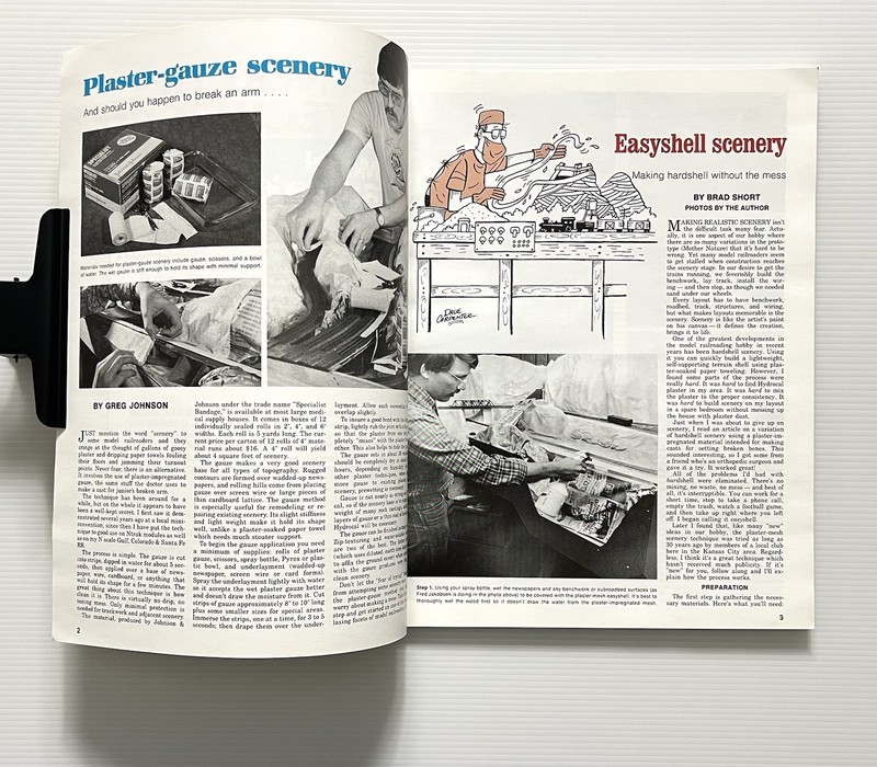 Scenery Tips and Techniques by Model Railroader PB 1997 gallery
