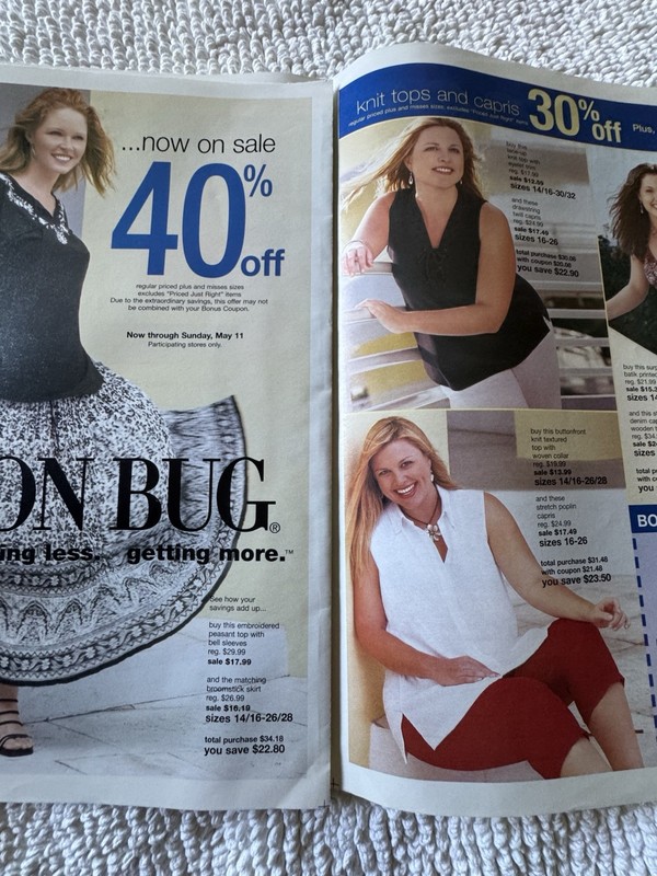 FASHION BUG Summer Style Guide” Insert 8 Pages EXCELLENT gallery