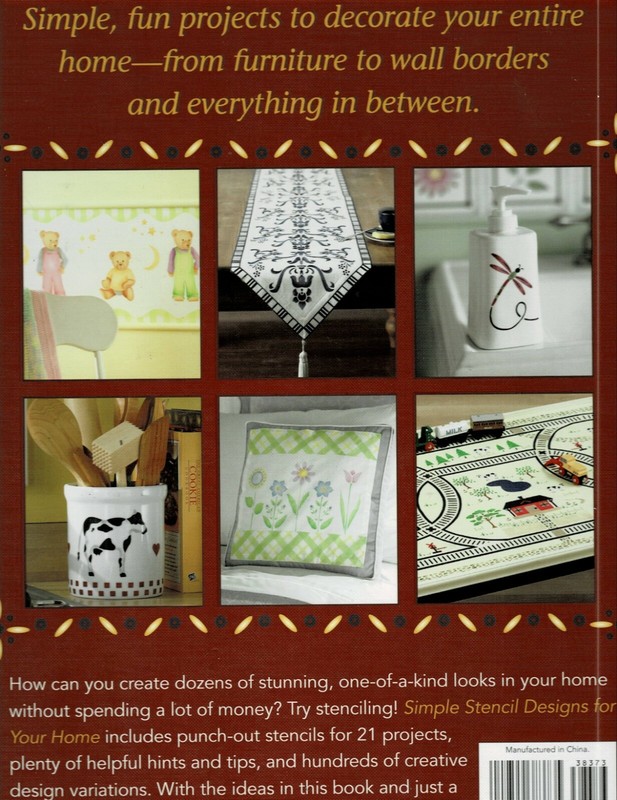 SIMPLE STENCIL DESIGNS FOR YOUR HOME (2005, HARDCOVER) 135 PAGES-INC. STENCILS gallery