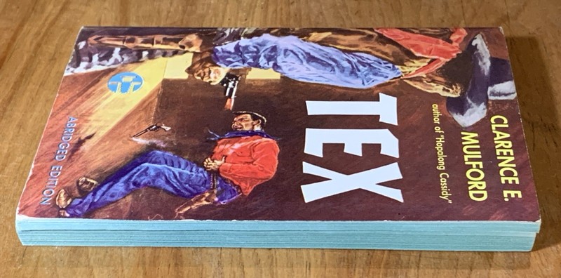 TEX by Clarence E. Mulford - VG+ vintage 1952 Graphic western pb, 3rd printing gallery