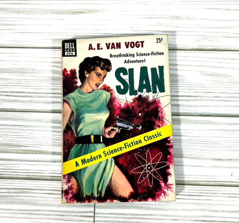 SLAN Breathtaking Science Fiction A.E. Van Vogt 1951 Dell 696 Paperback Book