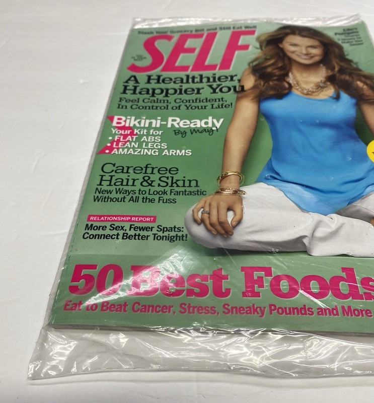 Self Magazine April 2010 - Ellen Pompeo Cover New Sealed Free Fast Shipping. gallery