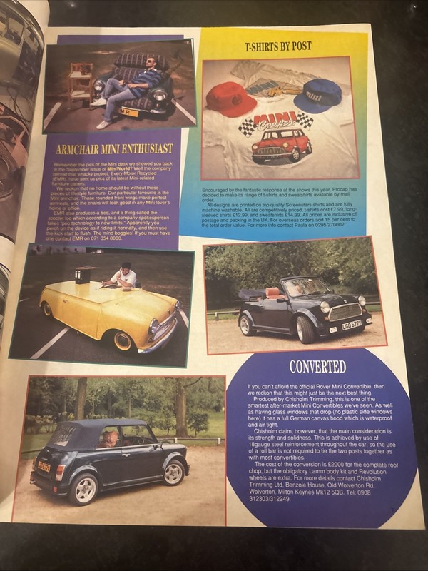 Mini World Magazine December 1993 - Fastest Rally Mini, Targa Rusticana gallery