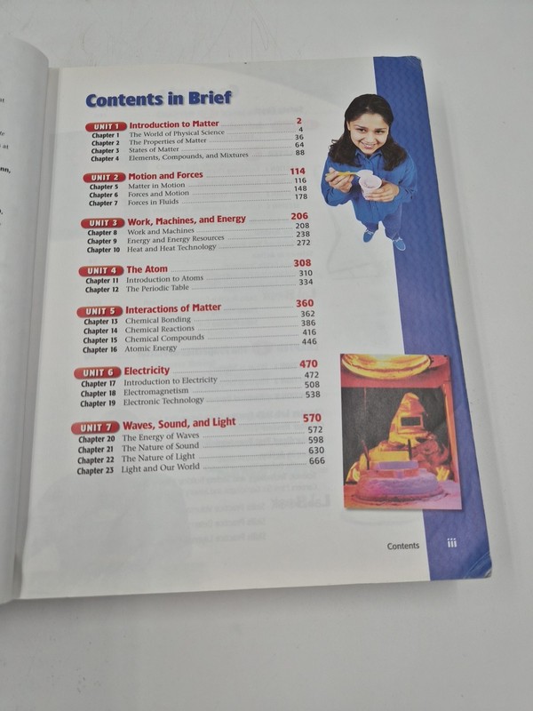 Holt Science and Technology Student Edition Physical Science 2007 Matter Used gallery