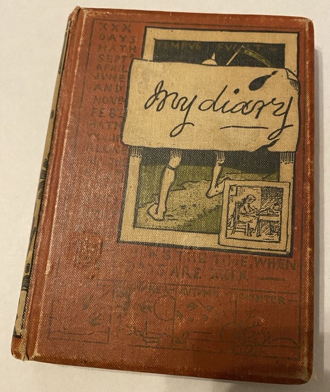 Children’s 365 Days My Diary Book London Engraved & Print ill. Edmund Evans