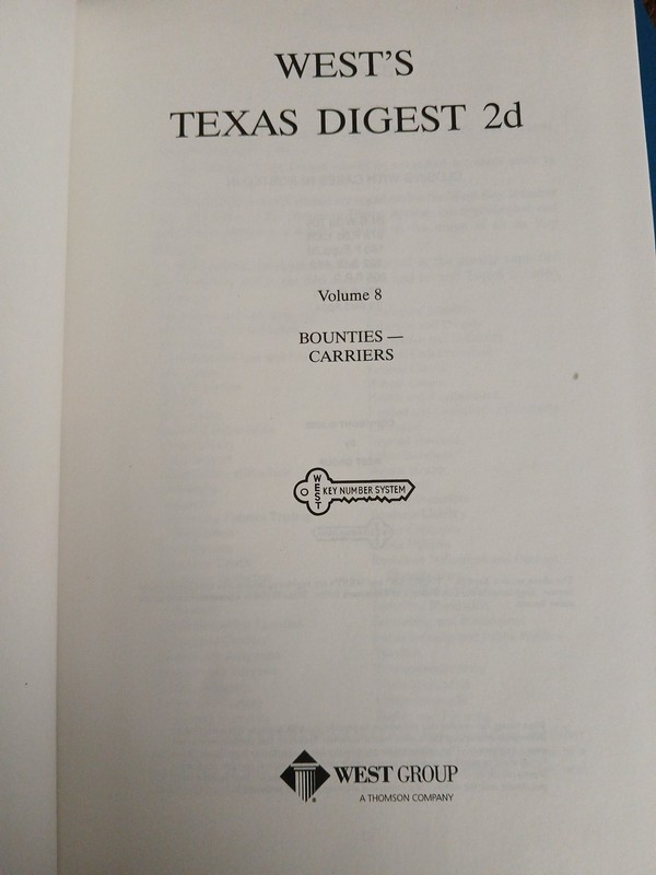West's Texas Digest 2d Descriptive word Index Set of 3 books 1935-2022 gallery