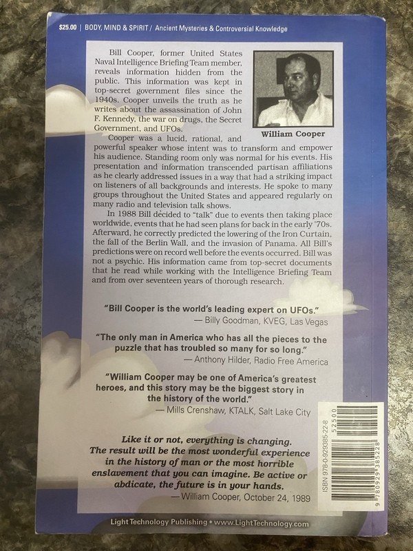 Behold a Pale Horse William Cooper 1991 Protocols Elders Zion Book gallery
