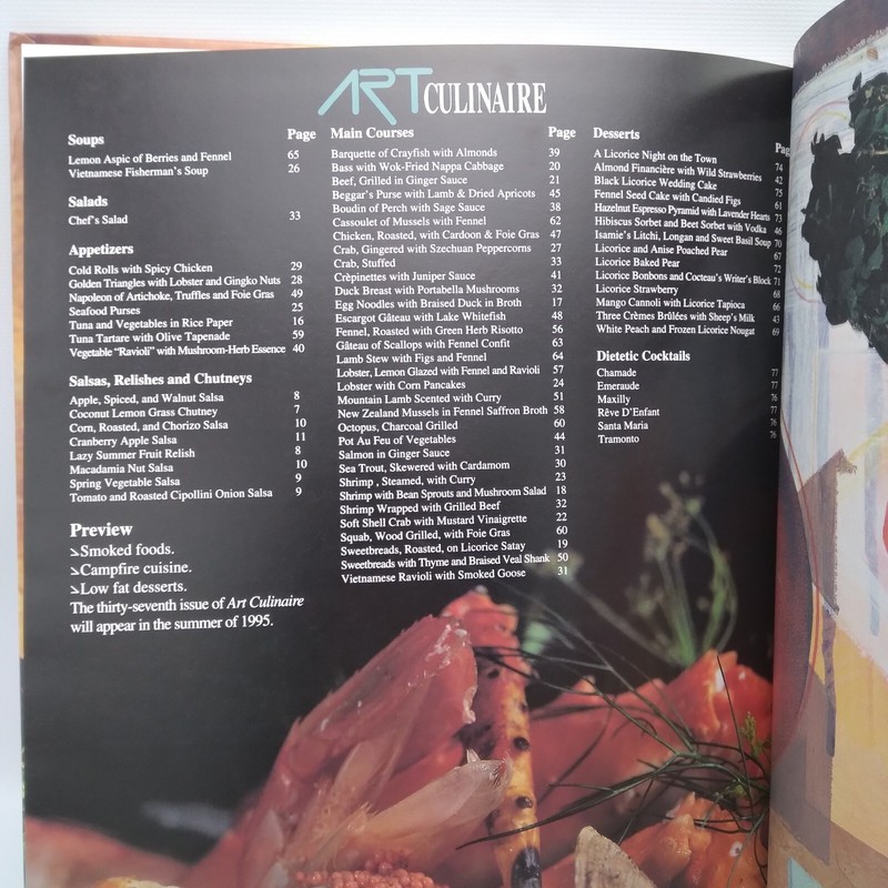 Art Culinaire Volume 36 The International Magazine in Good Taste Hardcover Book gallery