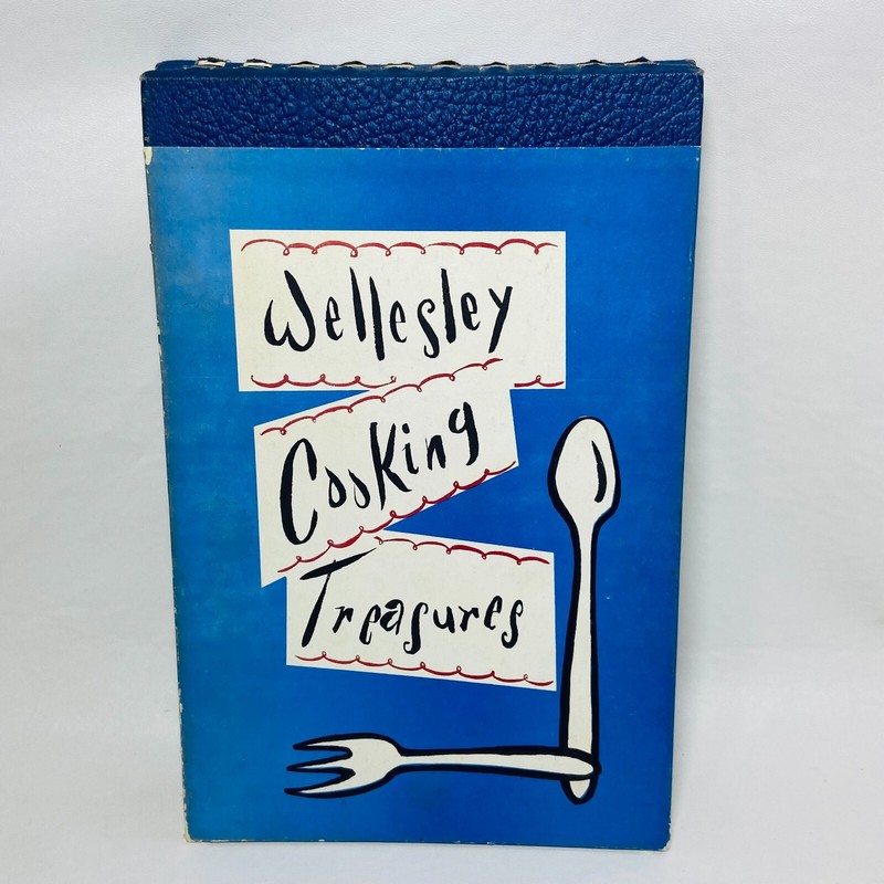 Vintage Cookbook WELLESLEY COOKING TREASURES Brooklyn New York Cook Book