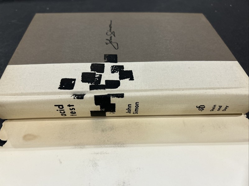 Acid Test, John Simon, Stein and Day, 1963, Hardcover gallery