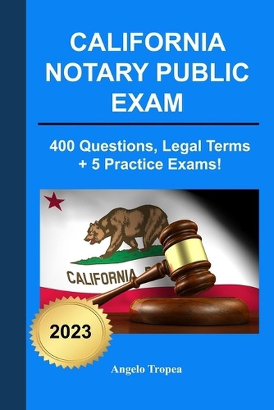California Notary Public Exam by Angelo Tropea (English) Paperback Book