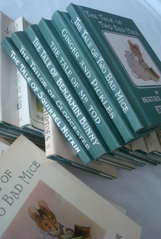 1-23 PC Beatrix Potter Peter Rabbit Series F. Warne & Co Illustrated HC SET ~wow
