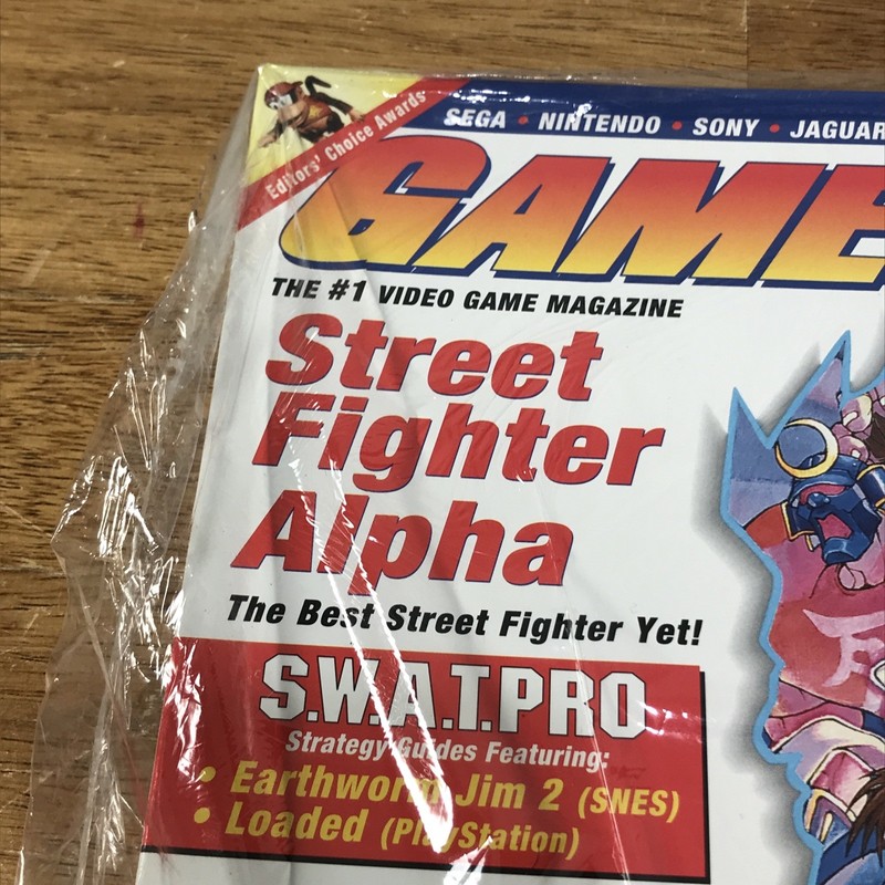 Gamepro volume 8 number 2 street fighter alpha Magazine Still In Plastic Rare gallery
