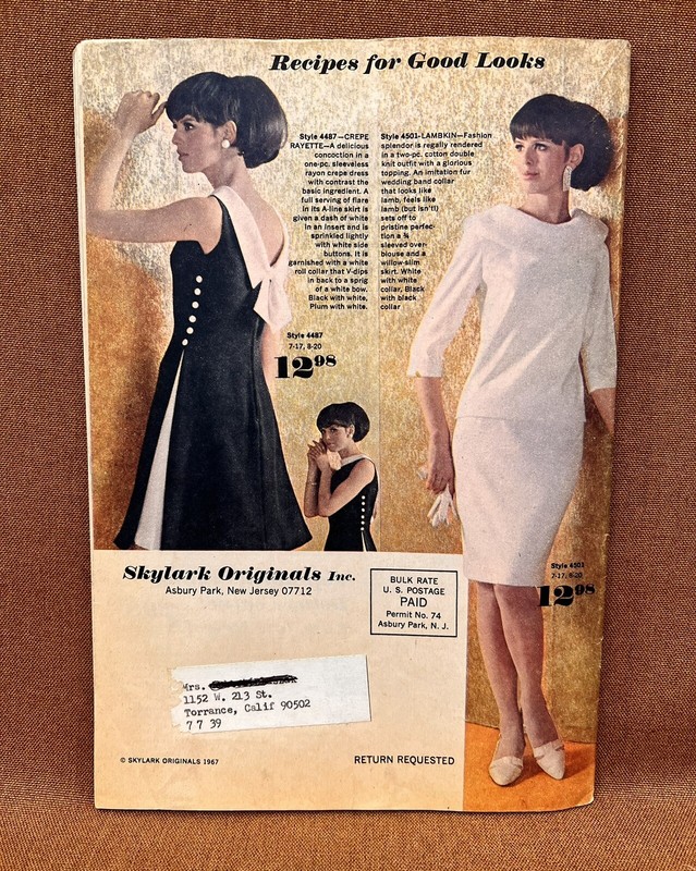 Vintage 1967 Skylark Originals Fashion Style Clothing Catalog Women Dress Kitsch gallery