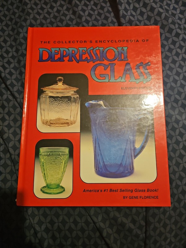 Encyclopedia of Depression Glass by Gene Florence (11th Edit. Signed) Free Ship!