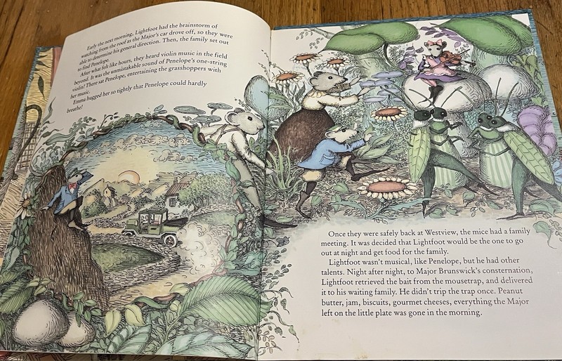 THE MAJOR AND THE MOUSEHOLE MICE : by Jane Aragon : illus John O'Brien : vintage gallery