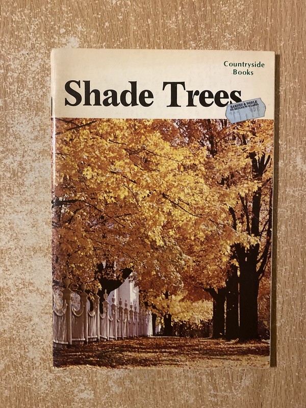 Shade Trees by Countryside Books (1976 Paperback) Little Book Series 120