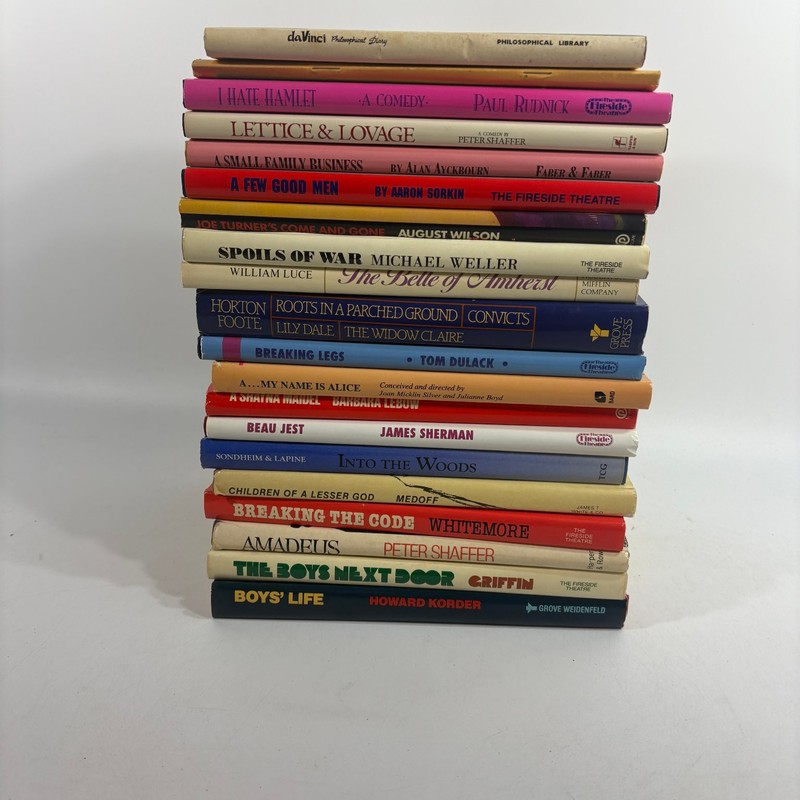 Play Drama Book Lot 20 Mixed Authors Theater Hardcover Various Publishers HCDJ gallery