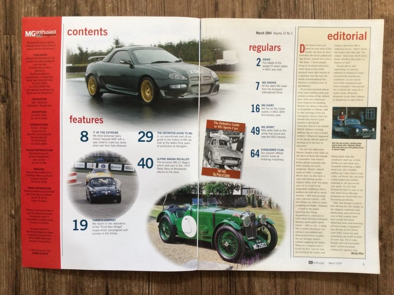 MG Enthusiast Magazines Bundle x 4 Issues gallery