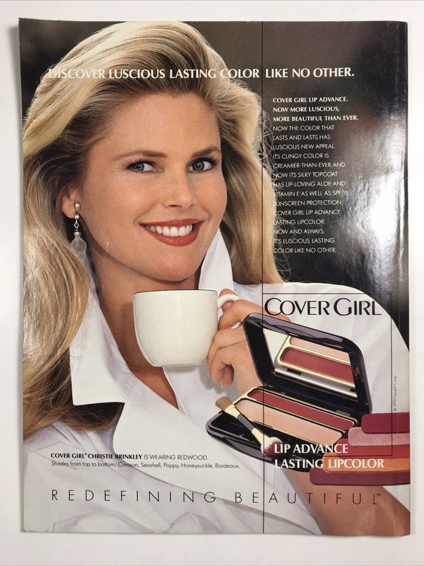 TEEN magazine February 1993 -Fashion makeup hair Male Model Joel Beeson-No label gallery
