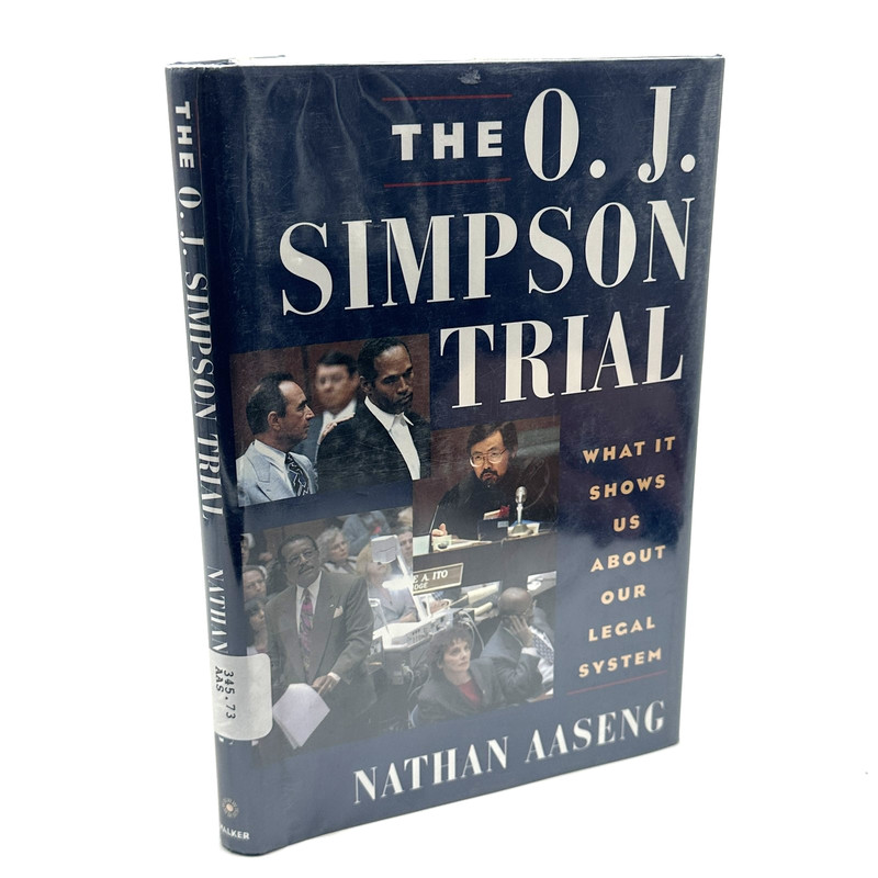 RARE The O. J. Simpson Trial by Nathan Aaseng 1996 Ex-Library Law Book