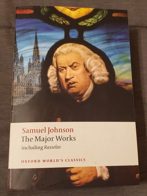 SAMUEL JOHNSON: THE MAJOR WORKS – Oxford World Classics (2008 PB) – EXCELLENT!!