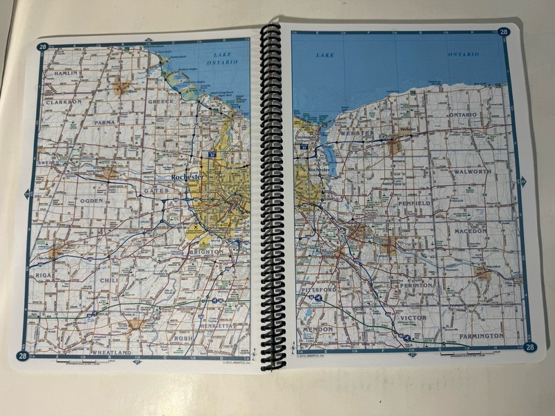 New York State Road Atlas 2012 JIMAPCO Street Guide Syracuse NY Road Map gallery