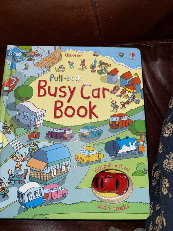 Pull-back: Busy Car (Usborne Pull-back Books) (Pull-b… by Watt, Fiona Hardback