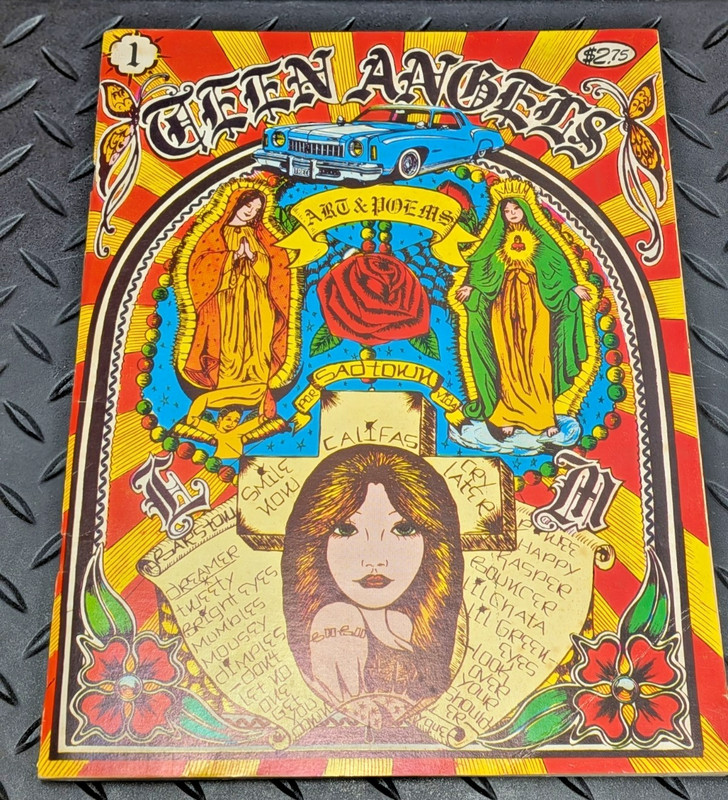 Teen Angels Art & Poems #1 1983 Chicano Art