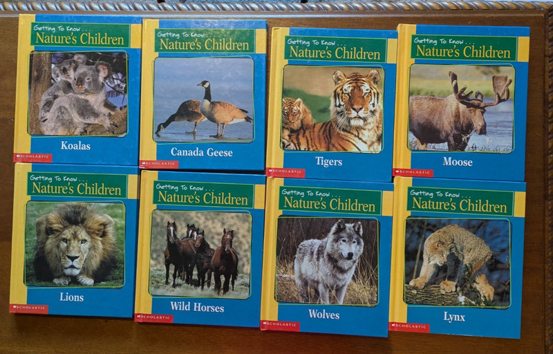Getting to Know Nature’s Children Scholasic 14-book lot hardcover