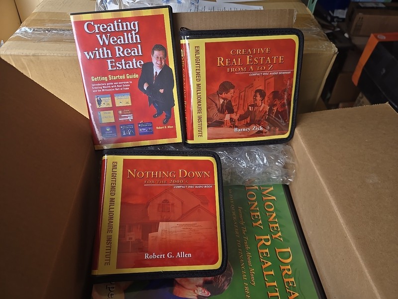 Vintage Robert G. Allen Enlightened Millionaire Institute EMI Set Real Estate CD gallery