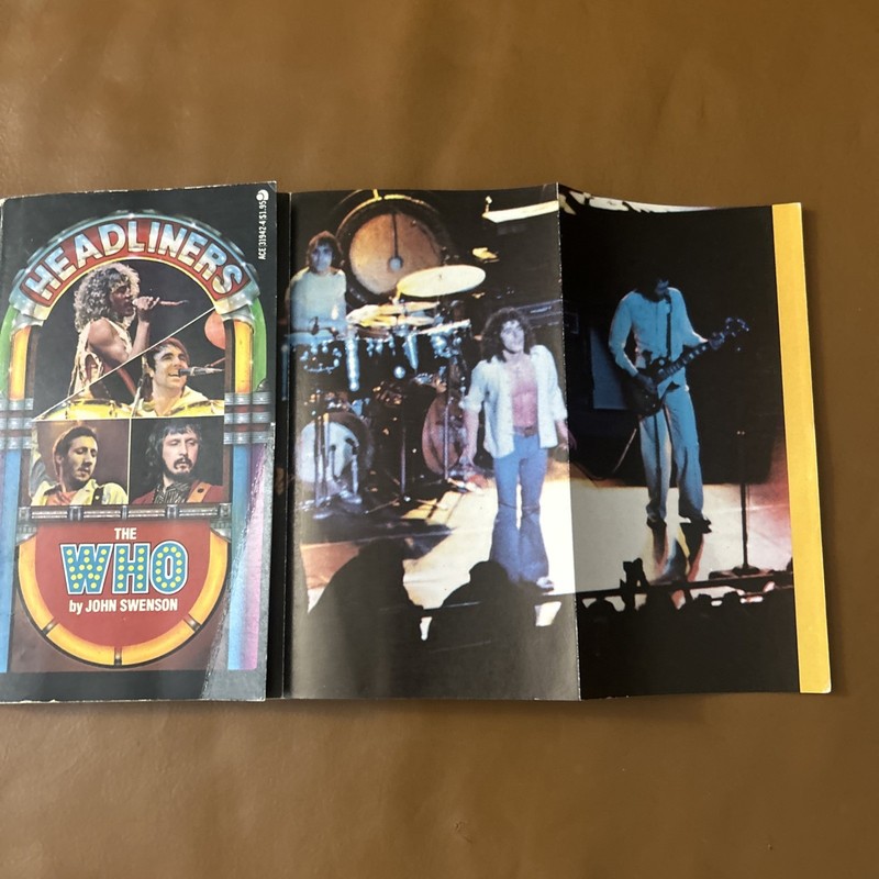 Headliners: The Who (John Swenson) Paperback Tempo/Ace Books 1979 First Edition