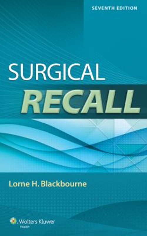 Surgical Recall Paperback Lorne H. Blackbourne
