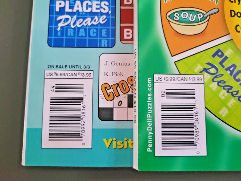 Lot of 2 Family Variety Puzzles & Games & 1 Book With Crosswords by Penny Press gallery