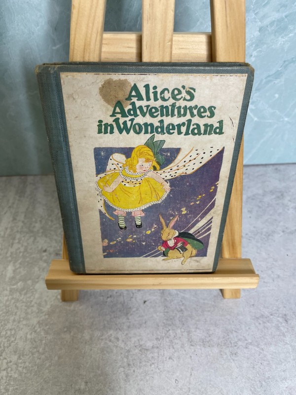 Antique 1908 Alice’s Adventures in Wonderland book John Neill Reilly & Lee co