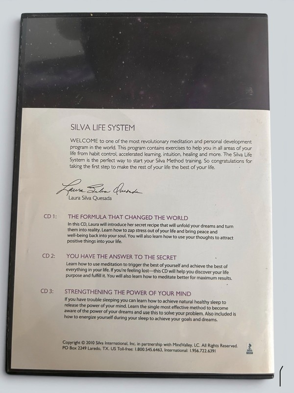Silva Life System Method Laura Silva Quesada Audio CD Box Set 11 CDs gallery