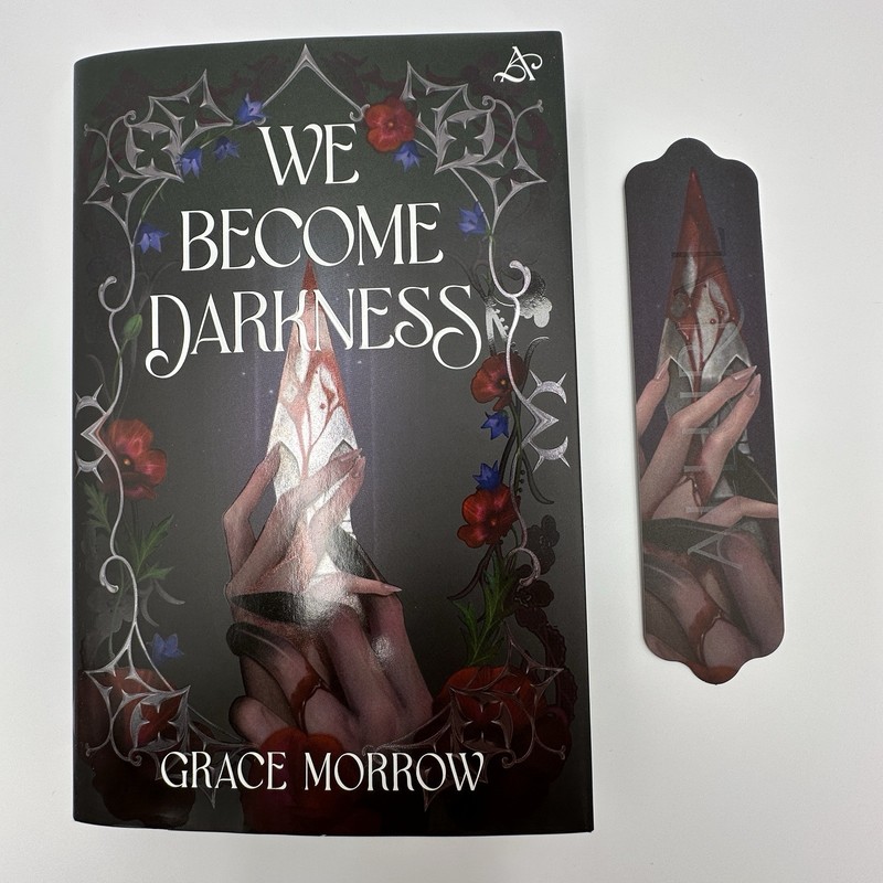 We Become Darkness Grace Morrow Allurial Special Edition Hardcover w/ Bookmark
