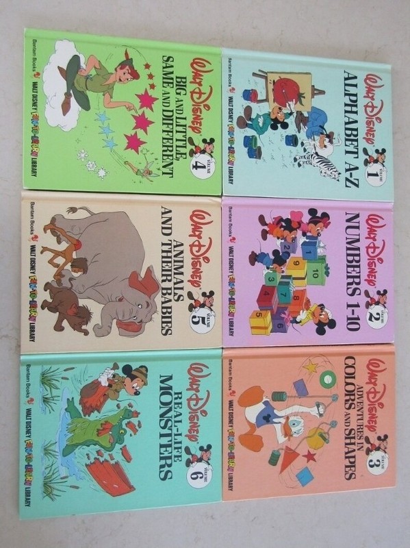 Set of 19 Walt Disney Fun-to-Learn Volumes 1-10 12-19 Book Lot VTG 1983 gallery