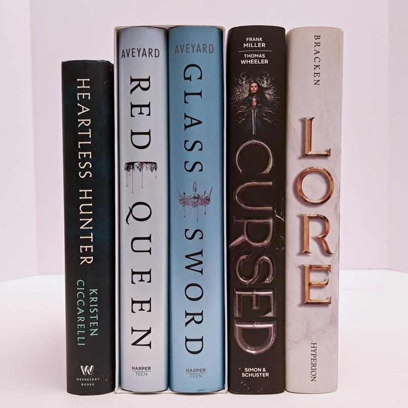 5 Book YA Fantasy Romance HC Lot – Find your new favorite series! – Like New