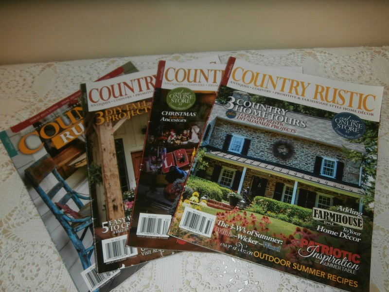 4 Country Rustic Magazines~Spring 2023~Summer 2023~Fall 2023~Winter 2023