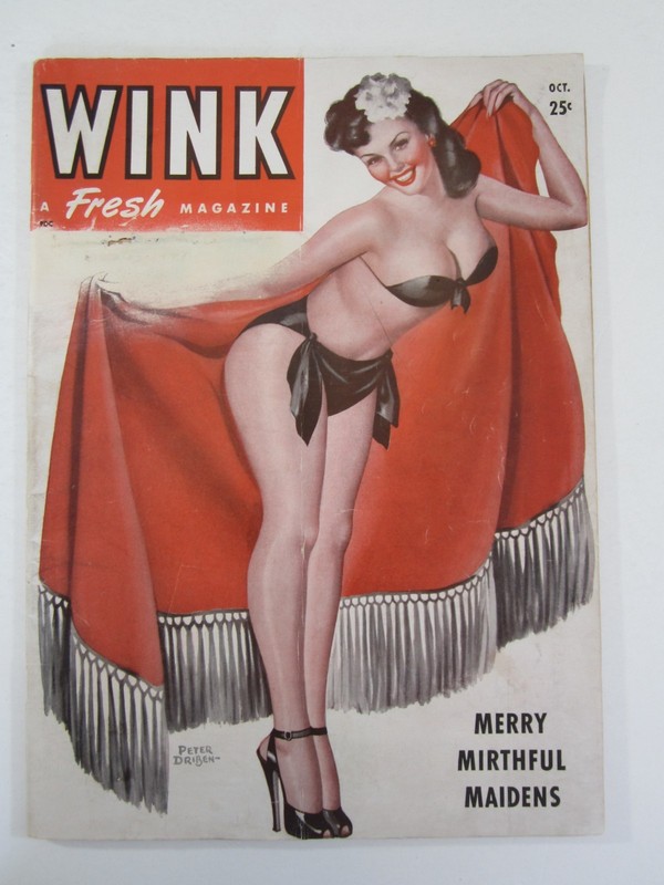 Wink Magazine Vol. 3 #2, October 1947 GD/VG Great Peter Driben Cover!