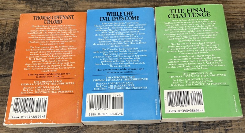 The Chronicles of Thomas Covenant The Unbeliever Books 1-3 Box Set 1977 Print gallery