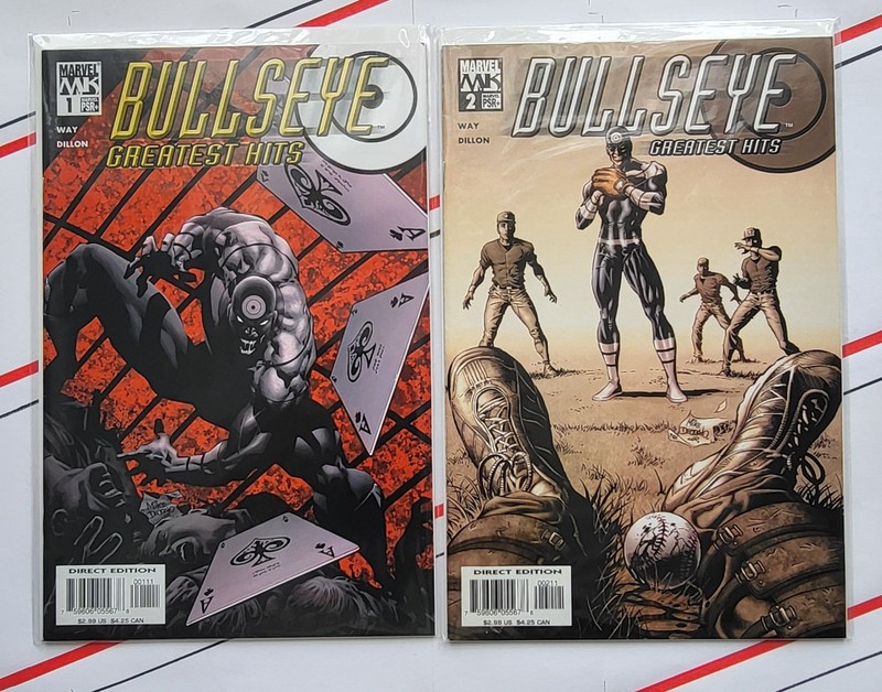 Bullseye: Greatest Hits #1-5 Marvel Comics Complete Run BX06