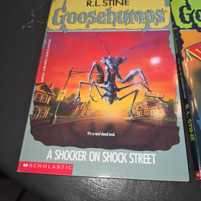 Goosebumps R.L. Stine Book Lot of 9 Original Series Scholastic Apple Fiction 90s gallery