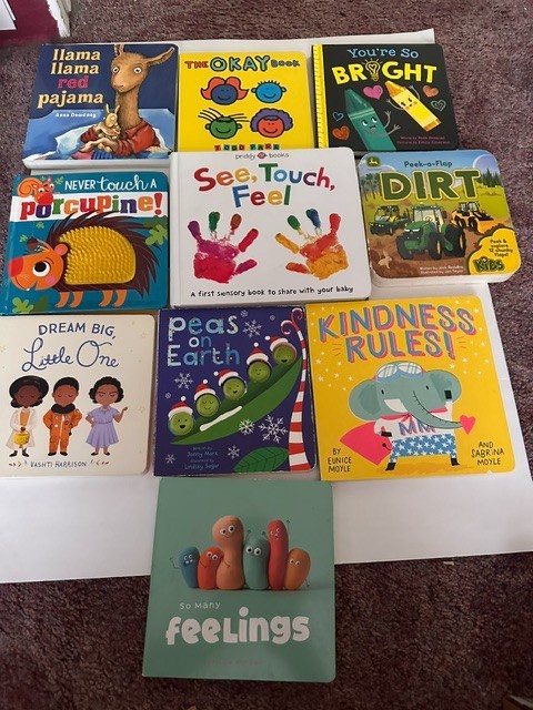 Lot of 10 – Board Books for Kids/ Toddler Babies/ Preschool/Daycare