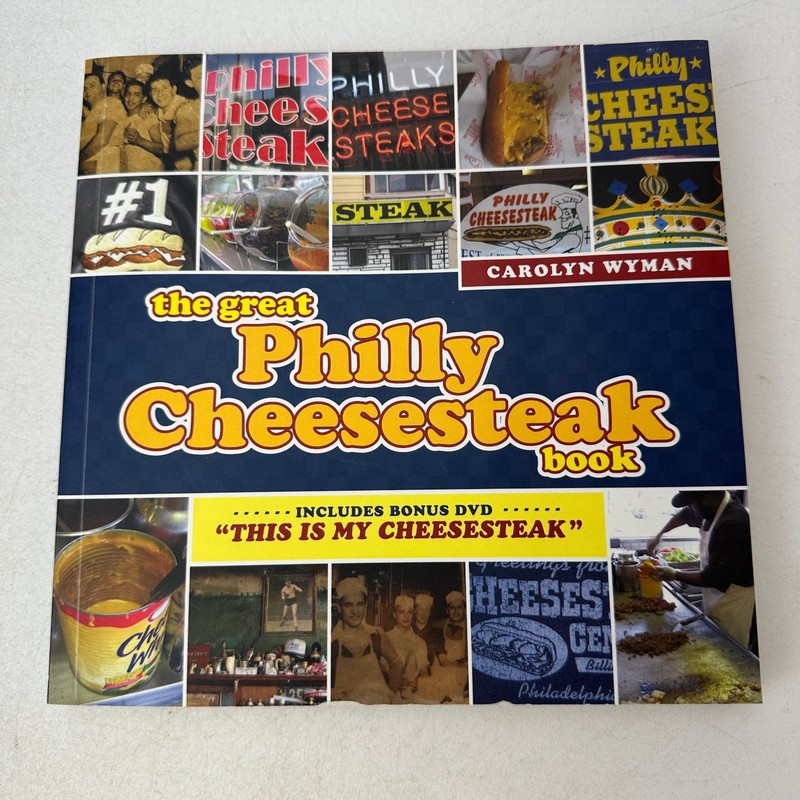 Great Philly Cheesesteak Book by Carolyn Wyman (2009, Trade Paperback) with DVD