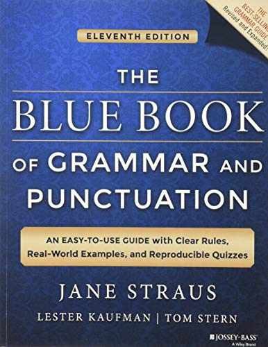 The Blue Book of Grammar and – Paperback, by Straus Jane – Very Good h