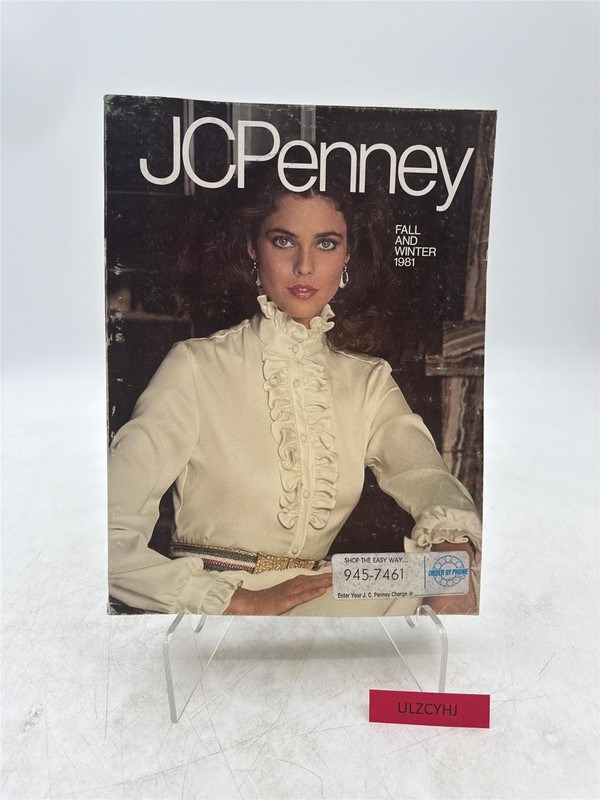JC Penney Fall Winter 1981 Advertising Catalog Vintage Home & Fashion Classic