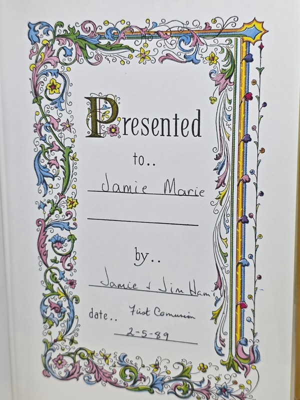 THE NEW CATHOLIC PICTURE BIBLE Rev. Lawrence G. Lovasik 1981 Children's B114 gallery
