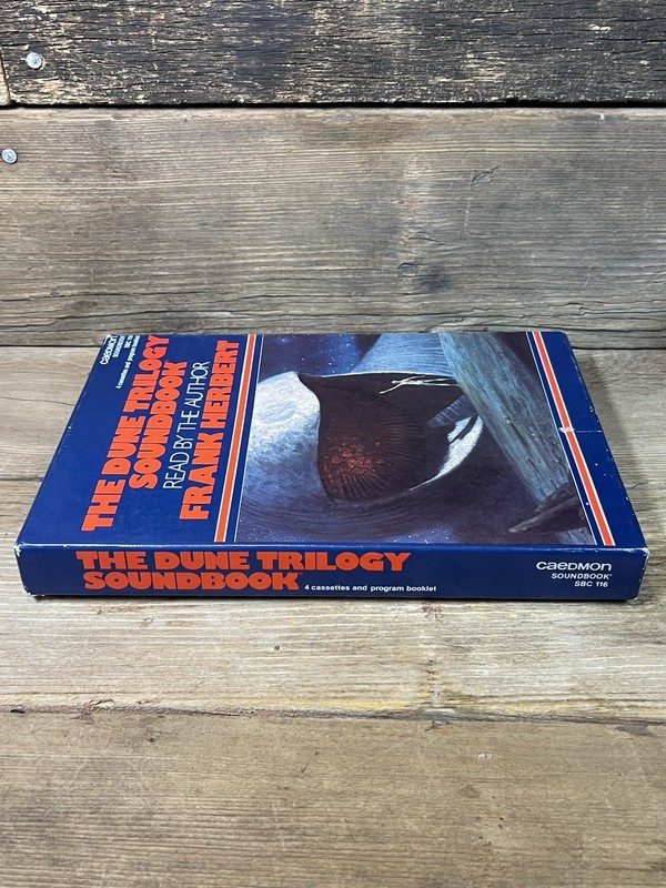 “THE DUNE TRILOGY SOUNDBOOK” FRANK HERBERT Caedmon SBC 116 SCARCE gallery